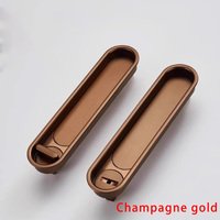 Serrure de porte coulissante push-pull de nouveau style avec poignée de poche pour accessoires de porte et de fenêtre