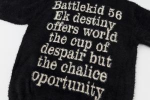 Sweat à capuche en laine/viscose tricoté sur mesure pour homme, lettres jacquard, manches longues, unisexe, respirant, anti-froissement, anti-boulochage - Product Image 4