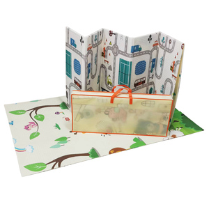 Tapis <span class=keywords><strong>de</strong></span> sol <span class=keywords><strong>de</strong></span> gym pour bébé réversible imperméable, tapis antidérapant, tapis pliable pour enfants, pare-chocs <span class=keywords><strong>de</strong></span> protection, tapis <span class=keywords><strong>de</strong></span> jeu pliable pour bébé - Product Image 1