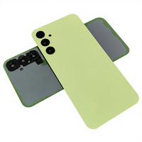 Pour Samsung Galaxy A24 4G A245F, coque arrière en verre pour batterie, coque arrière de remplacement avec/sans objectif d'appareil photo