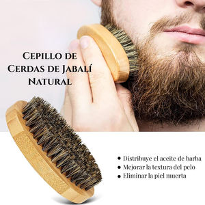 Kit de crecimiento de barba de etiqueta privada, limpieza de aceite de barba rodante, rodillo de suero, bálsamo para Barba, juego de regalo para el cuidado de la barba - Product Image 4