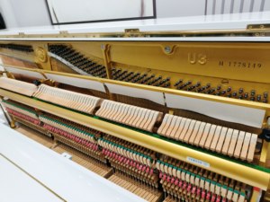 Yamahas U3h White Upright Piano Imported High Quality Professional <b>Second</b> <b>Hand</b> Tone Solid Feel U3 88keys U3h Silent System - Product Image 5