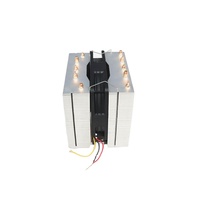 Dissipateur thermique en alliage d'aluminium de la série 6000 de la marque Yuanyang, conception OEM, avec services de pliage, découpe et soudage, forme carrée