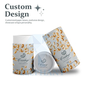 Custom Eco Friendly Food Grade Cylinder Cardboard Containers Box for Cookies Snack Potato Chips <b>Nut</b> Paper Tube Gift Packaging - Product Image 3