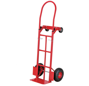 L'usine de boutique 200KGS personnalise les chariots à main en acier pour chariot d'entrepôt pouvant être conduits avec deux roues verticales et quatre roues - Product Image 4