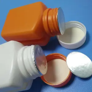 Alüminyum folyo endüksiyon yalıtımlı astar çok malzeme şişe kapak contası gıda kozmetik için PVC PET cam PP tıpalar için