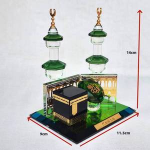 Ramadan Creative Gold Crystal Glass Lantern Elegant Muslim Party <b>Table</b> Decoration Eid Mubarak Home Decor Supplies - Product Image 4
