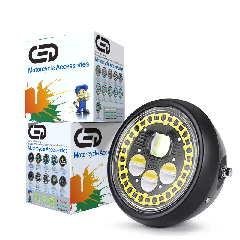 MMR06 Jaune Salut Blanc Lo/Blanc Jaune DRL