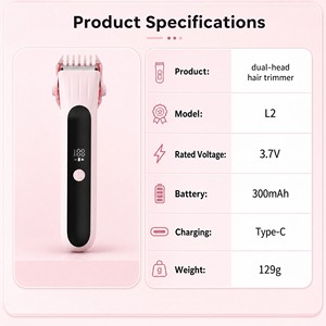 Tondeuse corporelle compacte rechargeable pour les zones intimes, pour femmes et jeunes filles, outil d'épilation - Product Image 4