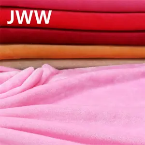 Factory Supplier microfibre 1mm pile burnout velboa fabric manufacturer