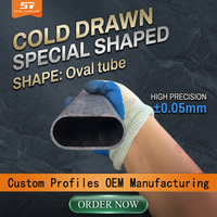 Tuyau en acier personnalisé ASTM A106/A53 Q345/Q195 1020, tube en acier ovale galvanisé à chaud S355 de 6 m