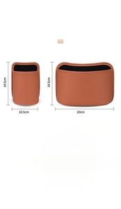 二合一汽车垃圾桶和储物袋 PVC 防水汽车收纳袋（带粘胶） - Product Image 5