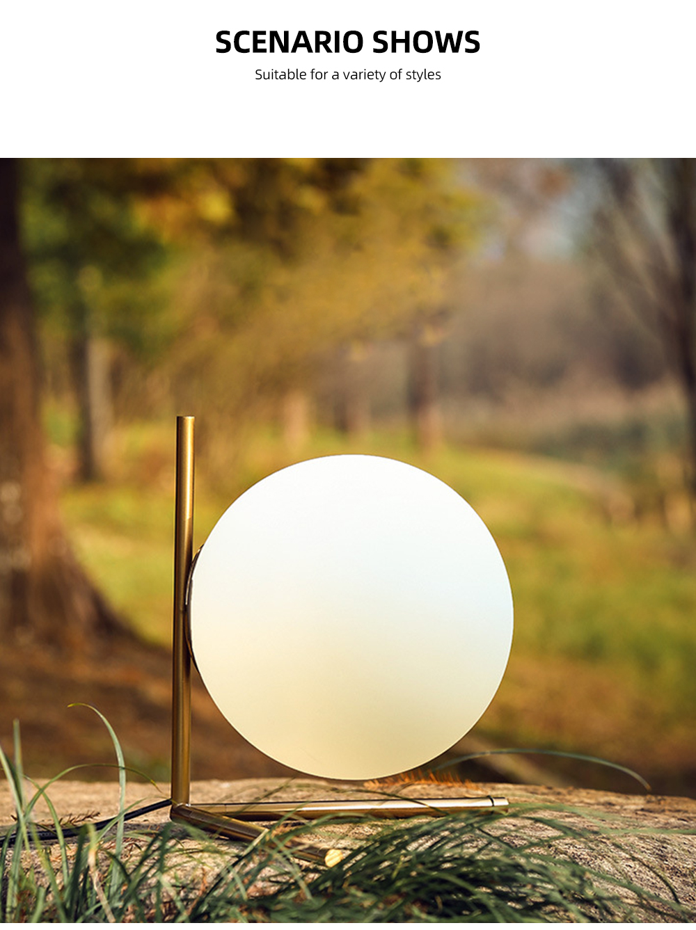 Kids Room Desk Table Lamp Baby Night Decor Ball Usb Rechargeable 3d  Moon Lamp