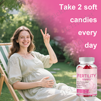 Gummies Julong OEM à l'Acide Folique pour la Fertilité, Réduisent la Fatigue, Multivitamines Naturelles pour Femmes, Gommes Vitamines Prénatales pour la Fertilité