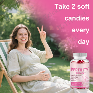 Julong OEM folati acido Gummies di fertilità ridurre la fatica gommoso donne naturali multivitaminici fertilità prenatale gummie vitaminiche - Product Image 3