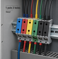 Bloc de bornes universel Cu 520A Al 490A 1 pôle 2 voies Al Cu KE75 95 à 300 mm² pour armoires de télécommunications et de commutation