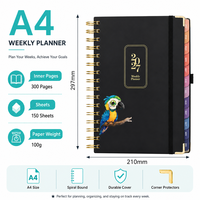 Cuaderno de Negocios al por Mayor, Espiral Metálico, Divisor de Colores, Agenda Semanal, Fabricante de Cuadernos