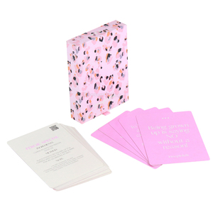 Fabricant d'impression de cartes d'affirmation personnalisées Citation inspirante Jeu de cartes de motivation positive avec boîte à tiroir - Product Image 4