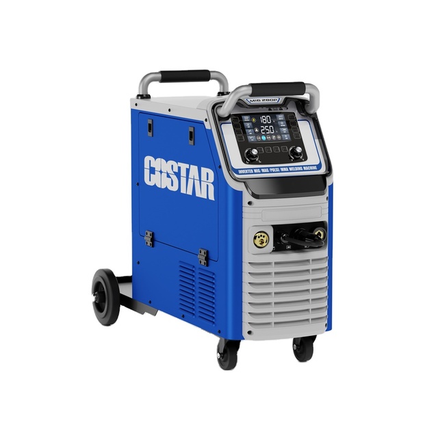 MIG 280DP Gasless New Multifunctional Inverter AC/DC 280A Pulse Arc Welding Machine with MIG/MAG/MMA Functions