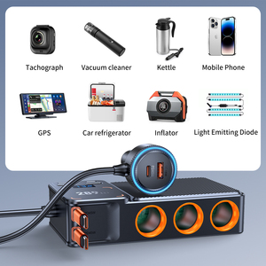<span class=keywords><strong>ที่จุดบุหรี่ในรถ</strong></span>ยนต์ USB Type C 4 พอร์ต ชาร์จไฟ 12V/24V - Product Image 5