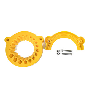 Drill Bit Sharpener Holder 19 Hole Plastic Adjustable Grinding <b>Tool</b> For Battery <b>Power</b> Drill Diy Use - Product Image 2