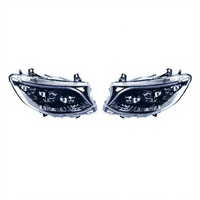 Phares LED automatiques pour Mercedes-Benz Sprinter 2018-2023, avec lentille de projecteur bleue, 12V, accessoires de mise à niveau pour voitures, remanufacturés, 70W