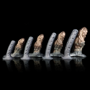 NNSX Funda de silicona para pene con diseño de dragón, funda de tentáculo para agrandamiento del pene para hombres, arnés y dildo sólido de silicona - Product Image 2