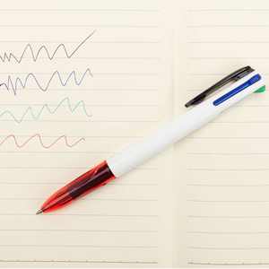 Aihao Estacionário Plástico Super Fluente 4-em-1 Esferográfica Retrátil Caneta Esferográfica Caneta - Product Image 3