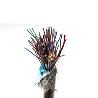 Kabel Kontrol Tegangan Rendah TRVVSP Tembaga Berpelindung Pasangan Fleksibel Berisolasi PVC dengan Peringkat IP67 300V-600V untuk Jalur Produksi Otomatis