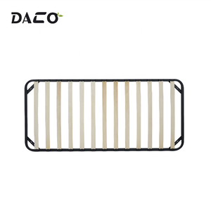 Euro phong cách tăng cường đôi kích thước thép hàn nền tảng kim loại khung giường với gỗ Slatted - Product Image 2