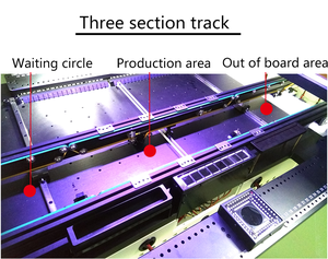 Yüksek hızlı SMT HW-T8-80F SMD LED makinesi LED üretim makinesi hattı LED çip Mounter makinesi - Product Image 5