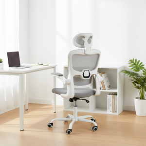 Nouvelle <span class=keywords><strong>chaise</strong></span> de <span class=keywords><strong>bureau</strong></span> <span class=keywords><strong>ergonomique</strong></span> grise en maille respirante 2026 avec appui-tête 3D réglable et coussin lombaire à ressorts, <span class=keywords><strong>chaise</strong></span> de <span class=keywords><strong>bureau</strong></span> inclinable - Product Image 1