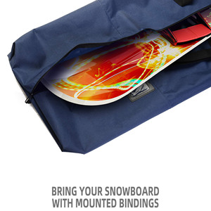Funda Protectora Rígida de un Solo Hombro para Tabla de Snowboard, Portátil, Antiarañazos, Antioxidante, con Correas para Fijaciones de Esquí - Product Image 4