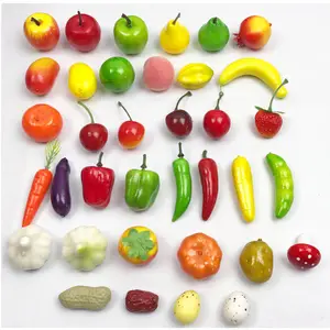 R171 Artificial Fruits And Vegetables Decoration Pu Fruits Photography Props Fruits