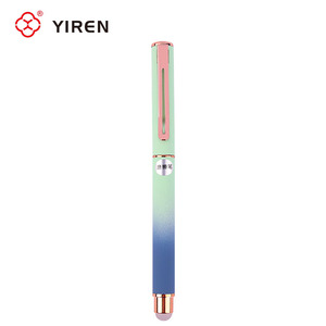Yiren Gradiënt Kleur Uitwisbare Pennen Schattige Stationaire Rubber Afwerking Comfortabele Grip Oem Vulpen - Product Image 3