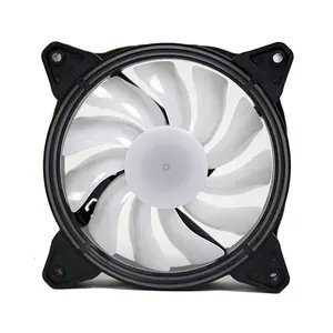 Ventilador de escritorio para juegos de PC, Enfriador de PC de 5v, 3 pines, 12025 anillos, RGB