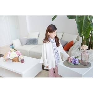 Ropa Infantil Coreana, Kurti de Algodón con Diseño Floral, Camiseta Tipo Polo para Niños - Product Image 2