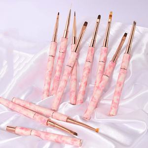 แปรงทาเล็บสีชมพูสำหรับร้านทำเล็บ - Product Image 3