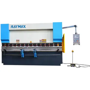 RAYMAX mesin tekuk logam lembaran NC 2 + 1 3 + 1, rem tekan CNC hidrolik WF67Y 125T3200