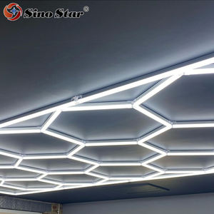 Luminaire suspendu LED hexagonal haute performance pour le detailing automobile, <span class=keywords><strong>centre</strong></span> de remise en forme, pour l'exportation vers la Fédération de Russie, modèle ST1028, alimentation CA - Product Image 3