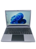 Nouvel ordinateur portable ultra-fin Intel Celeron Quad Core 14 pouces IPS, Windows 11, 8 Go/128 Go, batterie 9000 mAh