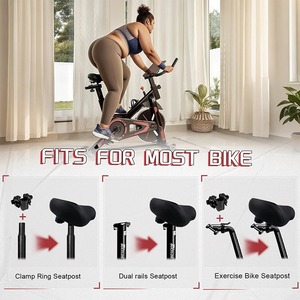 BUCKLOS ergonómico <span class=keywords><strong>bicicleta</strong></span> ensanchar sillín espesar cómodo carretera <span class=keywords><strong>bicicleta</strong></span> de montaña sin nariz sillín de gran tamaño <span class=keywords><strong>asiento</strong></span> de <span class=keywords><strong>bicicleta</strong></span> piezas de <span class=keywords><strong>bicicleta</strong></span> - Product Image 5