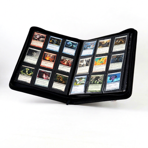 สมุดใส่การ์ดหนัง PU พรีเมียม 9 ช่อง พร้อมซิป - Product Image 1