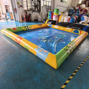 Bâche en PVC épaisse et hermétique, résistante, pour usage résidentiel, piscine gonflable pour animaux de la jungle, à vendre - Product Image 4