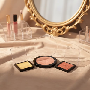 Paleta Cuadrada Transparente de 12 Colores, Iluminador en Polvo Prensado, Bronceador <span class=keywords><strong>con</strong></span> Logotipo Personalizado, Iluminador de Marca Privada, Mineral TT - Product Image 5