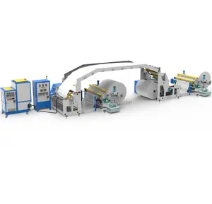 roll to roll self-adhesive paper non scratch rotary bar slot die hotmelt coating machine in thermal label