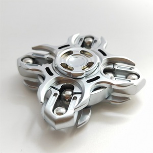 Stock Crisp Sound Enlace de doble cara Juguete para aliviar el estrés EDC MOT Oracle Tuning Fork <span class=keywords><strong>Fidget</strong></span> <span class=keywords><strong>Spinner</strong></span> - Product Image 4