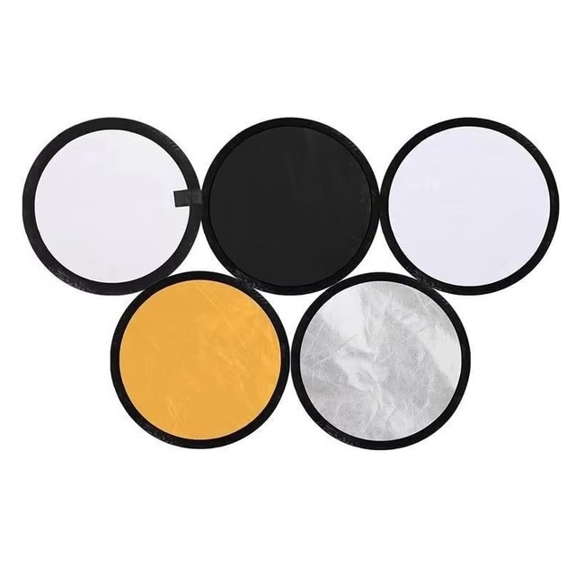90cm Nylon 5-in-1 Reflector Photography Collapsible Portable Light Diffuser Round Studio Multi Photo Disc Diffuser