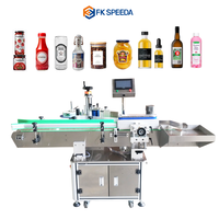 Machines d'étiquetage automatiques pour bouteilles rondes, machine d'étiquetage pour bouteilles carrées, machine d'étiquetage automatique pour bouteilles