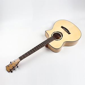 Guitarra Acústica de Gama Media, Tapa de Abeto, Fondo de Catalpa, 40 Pulgadas, Guitarra Deviser L-610 - Product Image 6